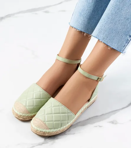 Zielone espadryle Faiza 36 na Arena.pl