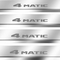 Listwa progowa MERCEDES S W222 4MATIC Stal nierdzewna 304 połysk 4szt