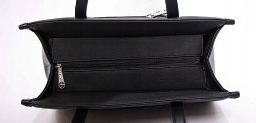 Gallantry Paris - torebka skóra ekologiczna płótno kremowo-zielona R-1645 na Arena.pl