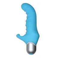 feelztoys fonzie blue - silikonowy model z funkcją podwojnej stymulacji