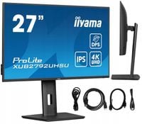 Monitor 4K 27 cali iiyama ProLite XUB2792UHSU-B6 IPS 60Hz 4ms USB-C PIVOT