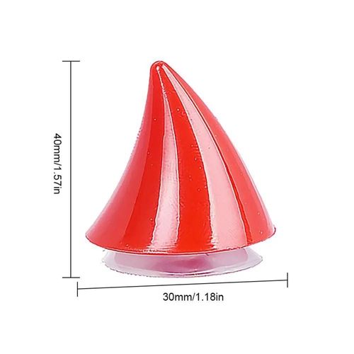 Rogi do kasku kolorowe 2szt Czerwony na Arena.pl