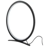 Lampka nocna stołowa okrąg pierścień o średnicy 25cm regulacja CCT