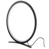 Lampka nocna stołowa okrąg pierścień o średnicy 25cm regulacja CCT