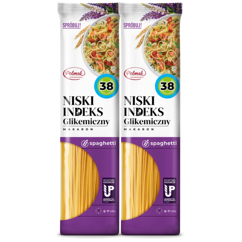 Polmak Makaron Spaghetti o niskim indeksie glikemicznym 250 g x 2 sztuki na Arena.pl