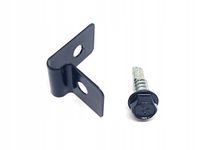 Zapinka Zawijka uchwyt do paneli 1/2 antracyt grafit RAL 7016 - 50 szt