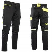 Spodnie robocze MĘSKIE softshell ELASTYCZNE WYGODNE MOCNE bhp ochronne 56