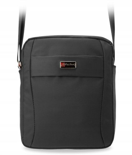 TORBA NA RAMIĘ DUŻA Saszetka LISTONOSZKA Męska Pojemna SOLIDNA Z PASKIEM na Arena.pl