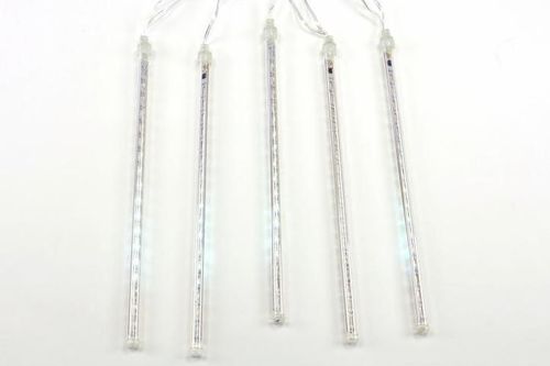 Lampki choinkowe z efektem wodospadu - zimna biel na Arena.pl