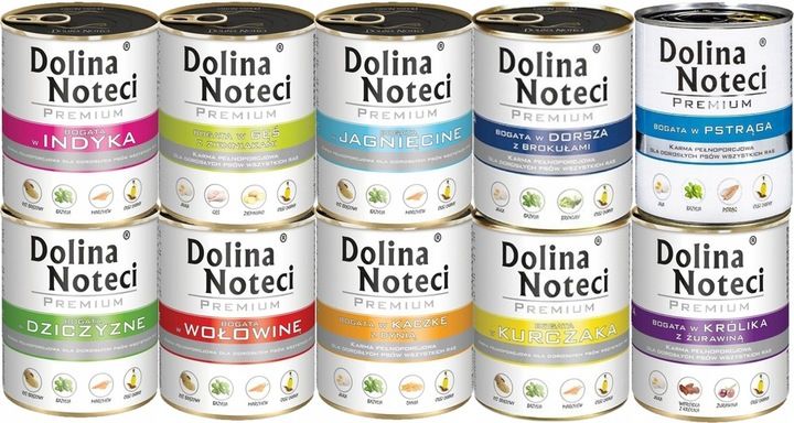 Dolina Noteci Premium Mix smaków 10x800g zdjęcie 1