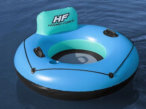 KOŁO DMUCHANE FOTEL DMUCHANY PŁYWANIA BASENOWY WODY PLAŻĘ DUŻY 119CM na Arena.pl