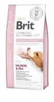 Brit Grain Free Veterinary Diet Dog Hypoallergenic Łosoś Z Groszkiem 12kg