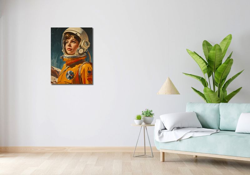 Obraz 50x70cm Pionierka Kosmosu zdjęcie 2