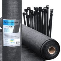 SIATKA CIENIUJĄCA GRAFIT maskująca UV 90% 1,5x25m