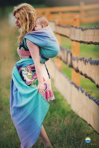 Chusta tkana Little Frog Linen Aurora Cube 4 na Arena.pl