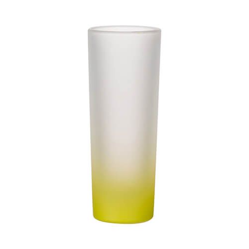 Kieliszek 90 ml szroniony do sublimacji - limonkowy gradient zdjęcie 1