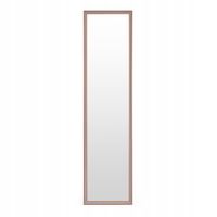 Duże lustro stojące 148 cm aluminowa rama rozstawiane ModernHome