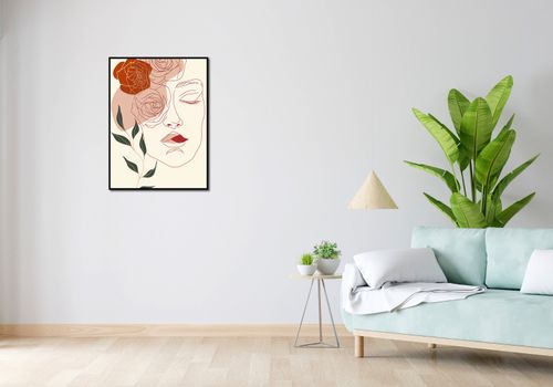 Plakat 60x80cm Beż i Twarz na Arena.pl