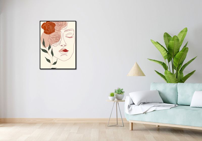 Plakat 60x80cm Beż i Twarz zdjęcie 4