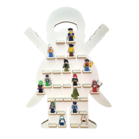 Ekspozytor organizer na figurki ludziki minifigurki Ninja biały regał półka