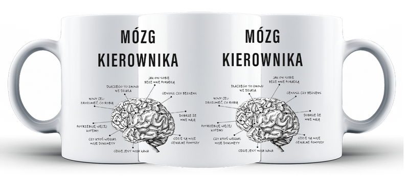 Kubek ceramiczny Mózg Kierownika zdjęcie 2