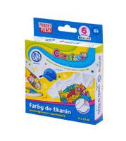 farby do tkanin zestaw 6 x 15ml astra creativo