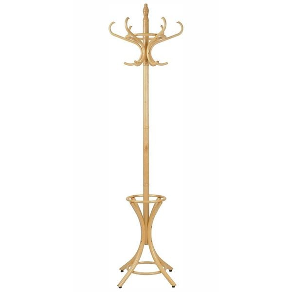 Wieszak drewniany WDR-1 naturalny zdjęcie 1