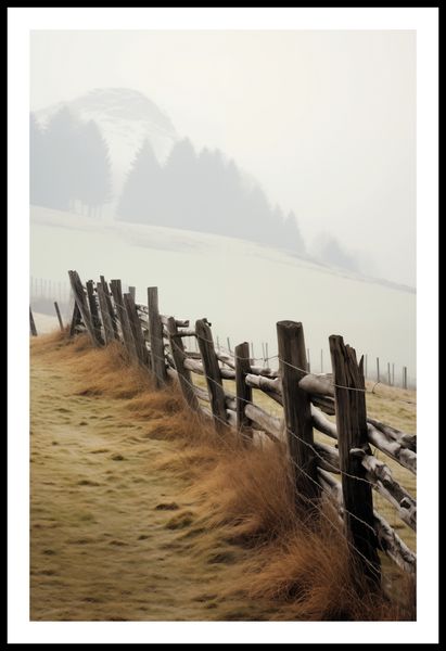 Plakat 53x81cm Spowity Mgłą zdjęcie 3