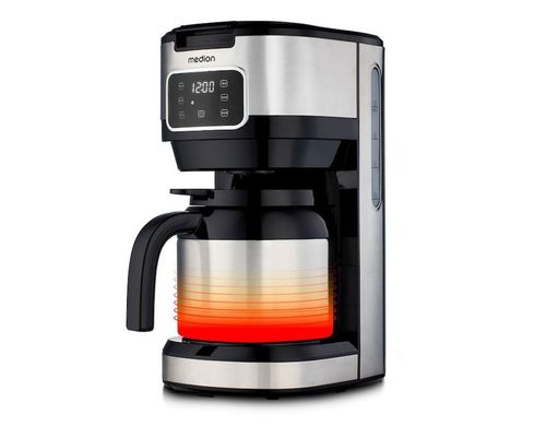 DOBRY EKSPRES DO KAWY PRZELEWOWY 1,25L Z TERMOSEM 900W WYŚWIETLACZ na Arena.pl