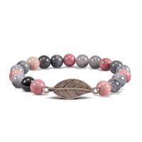 Bransoletka Mala z rodonitem i kwarcem dymnym