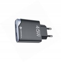 Szybka ładowarka GAN 45W 2 porty kostka do Motorola Moto G86 5G Power