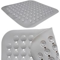 MATA ANTYPOŚLIZGOWA 43,5x43,5 POD PRYSZNIC BRODZIK SZARA KWADRAT ODPORNA