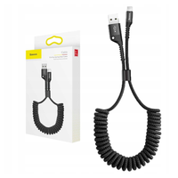 kabel sprężynowy lightning baseus spring 1m 2a (czarny)