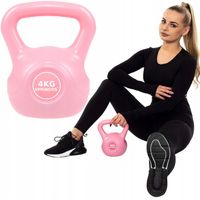 KETTLEBELL DO ĆWICZEŃ 4 KG KULA HANTLA KETLE FITNESS ABS HANTEL CIĘŻAR