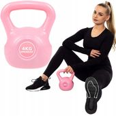 KETTLEBELL DO ĆWICZEŃ 4 KG KULA HANTLA KETLE FITNESS ABS HANTEL CIĘŻAR