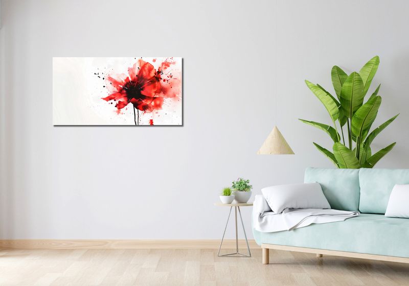 Obraz 100x50cm Płynna Akwarela zdjęcie 2