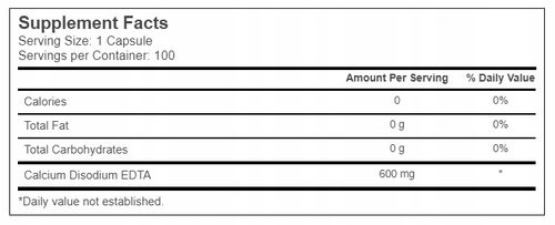 Arizona Natural EDTA 100 kapsułek Chelatacja na Arena.pl