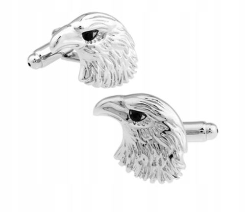 Spinki do mankietów koszuli SREBRNY ORZEŁ PUDEŁKO na Arena.pl