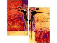 60X60CM TANIEC DWU OBRAZ ŚCIAN