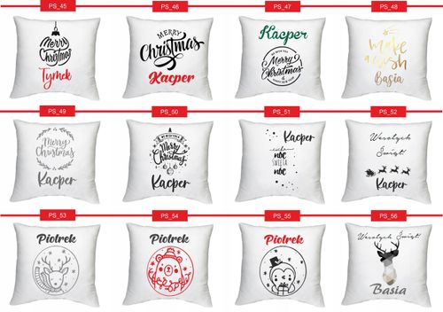 Foto PODUSZKA z imieniem PREZENT święta mikołajki na Arena.pl