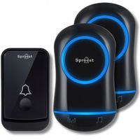 DZWONEK BEZPRZEWODOWY DO DRZWI DO FURTKI NA BATERIE WODOODPORNY 2