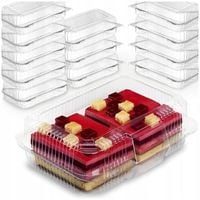 POJEMNIKI PLASTIKOWE NA CIASTO CIASTKA ALI11 50szt