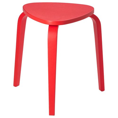 IKEA KYRRE Stołek taboret jaskrawoczerwony na Arena.pl