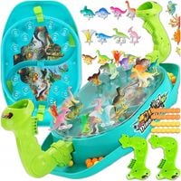 BITWA DIZNOZAURÓW GRA ZRĘCZNOŚCIOWA STRZELANKA DLA DZIECI MEGA XL PREZENT