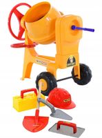 Gigant betoniarka +zestaw murarski 5 element