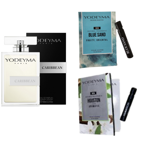 Yodeyma Caribbean Woda Perfumowana Dla Mężczyzn 100ml + 2 Próbki zdjęcie 1