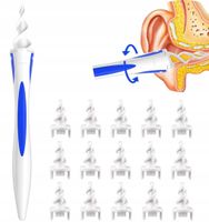 spiralny przyrząd do czyszczenia uszu usuwający wo