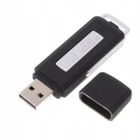 DYSKRETNY MINI DYKTAFON UKRYTY PENDRIVE PODSŁUCH SZPIEGOWSKI 192kbps 8GB