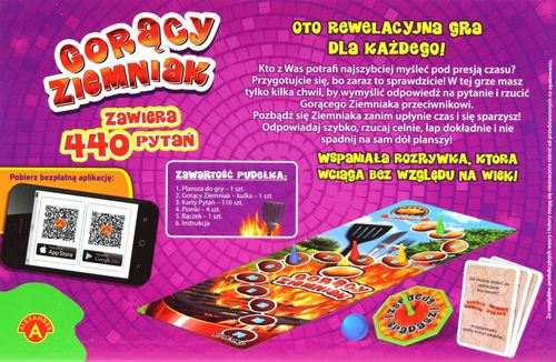 Gra Gorący ziemniak 440 pytań + aplikacja na Arena.pl