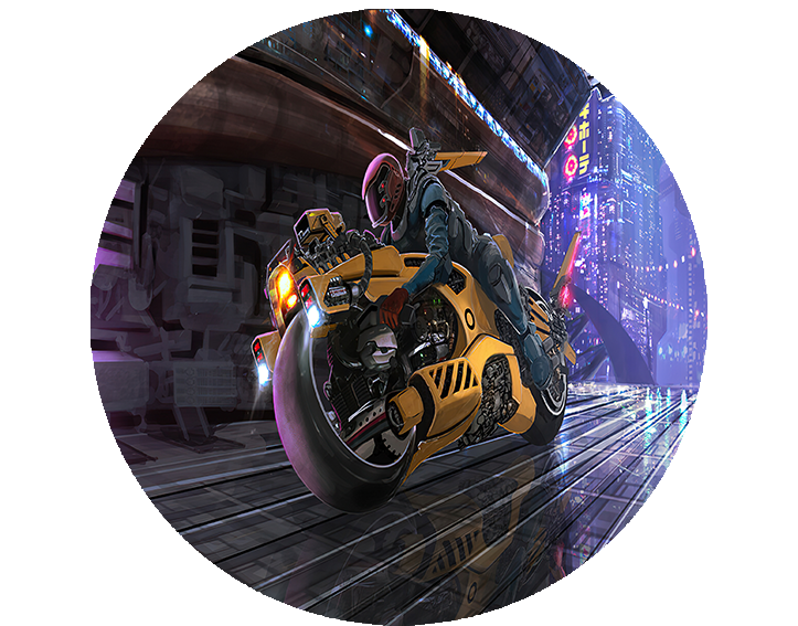 Podkładka pod myszkę Cyberpunk zdjęcie 2